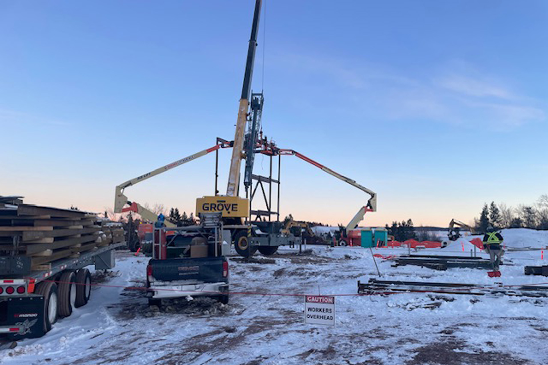 The New RK, Zone 1 Structural Steel Commenced - RK MacDonald Nursing Home